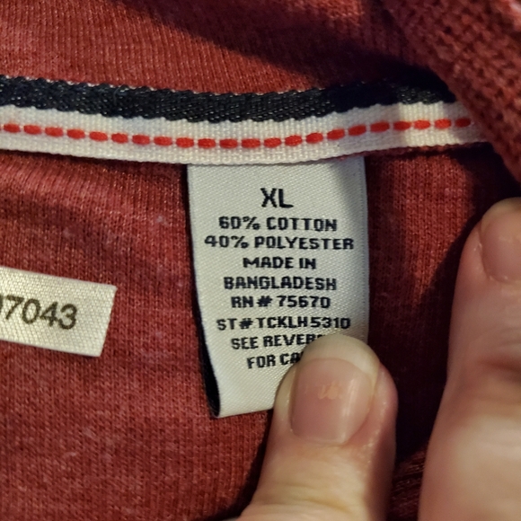 Thread and Cloth fine waffle knit hooded henley - Picture 4 of 4